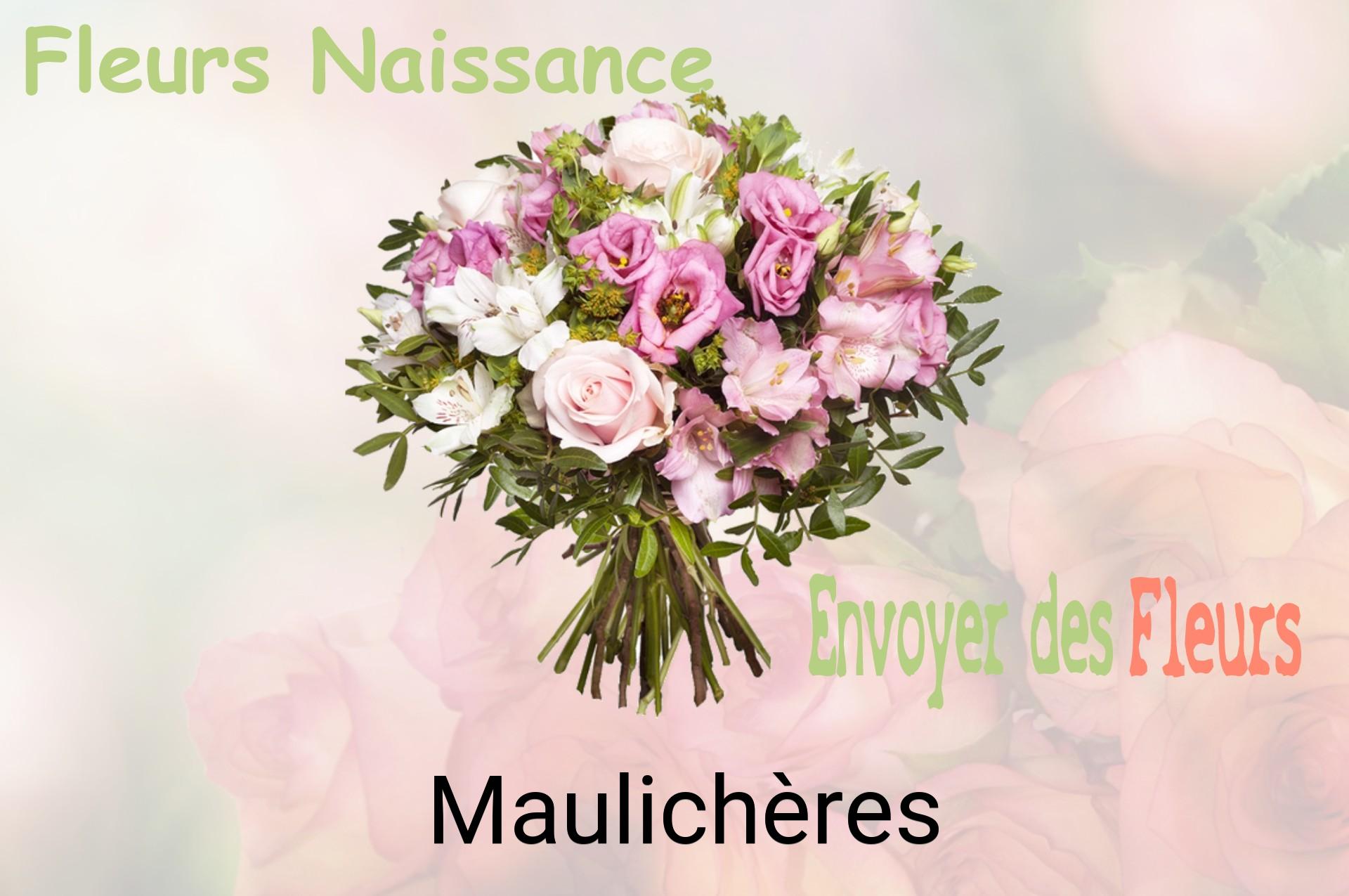 Bouquet de fleurs de naissance livré à Maulichères